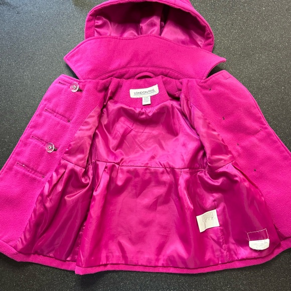 Kids A-Line double breasted pea coat - Picture 6 of 7
